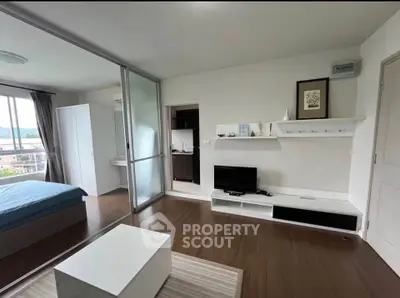 Modern studio apartment with open layout and stylish decor