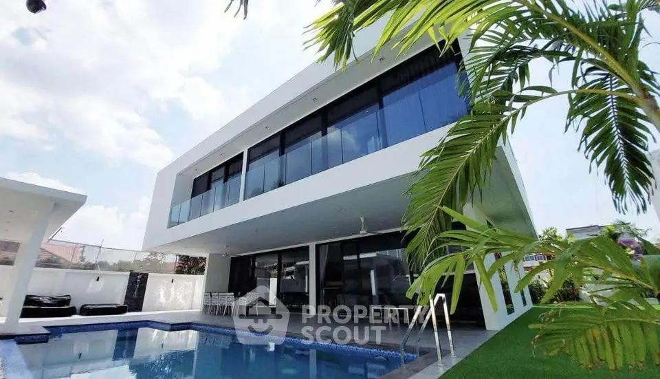 Stunning modern villa with private pool and sleek architecture.