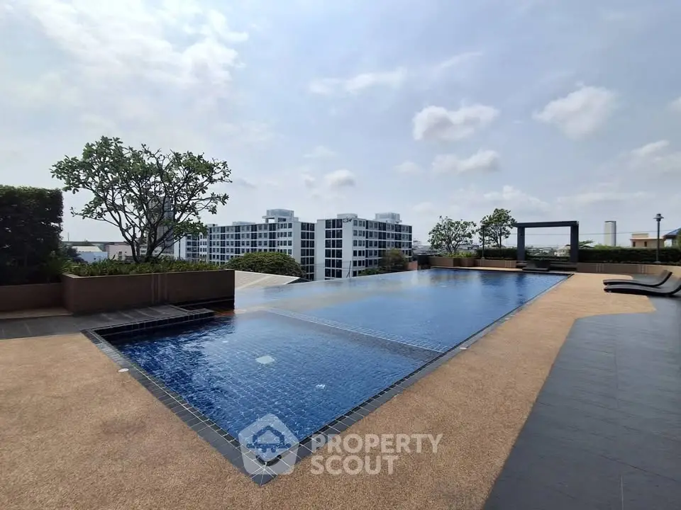 Luxurious rooftop pool with stunning city views and modern design.