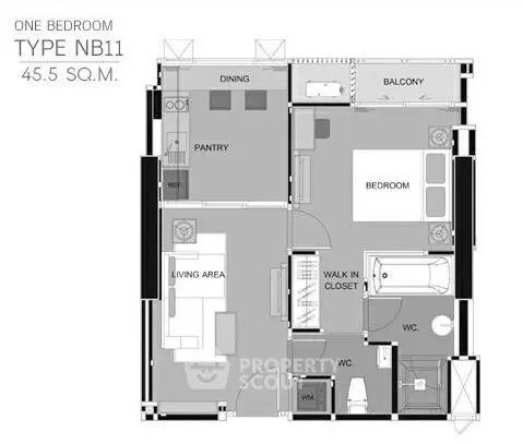 1 Bedroom Condo at Rhythm Sathorn-1