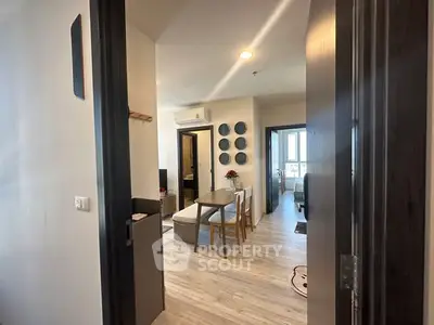 Modern apartment interior with open layout and stylish decor