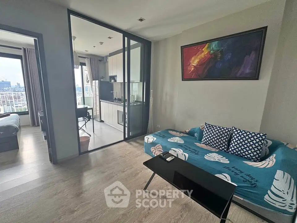 Modern apartment interior with open layout and stylish decor