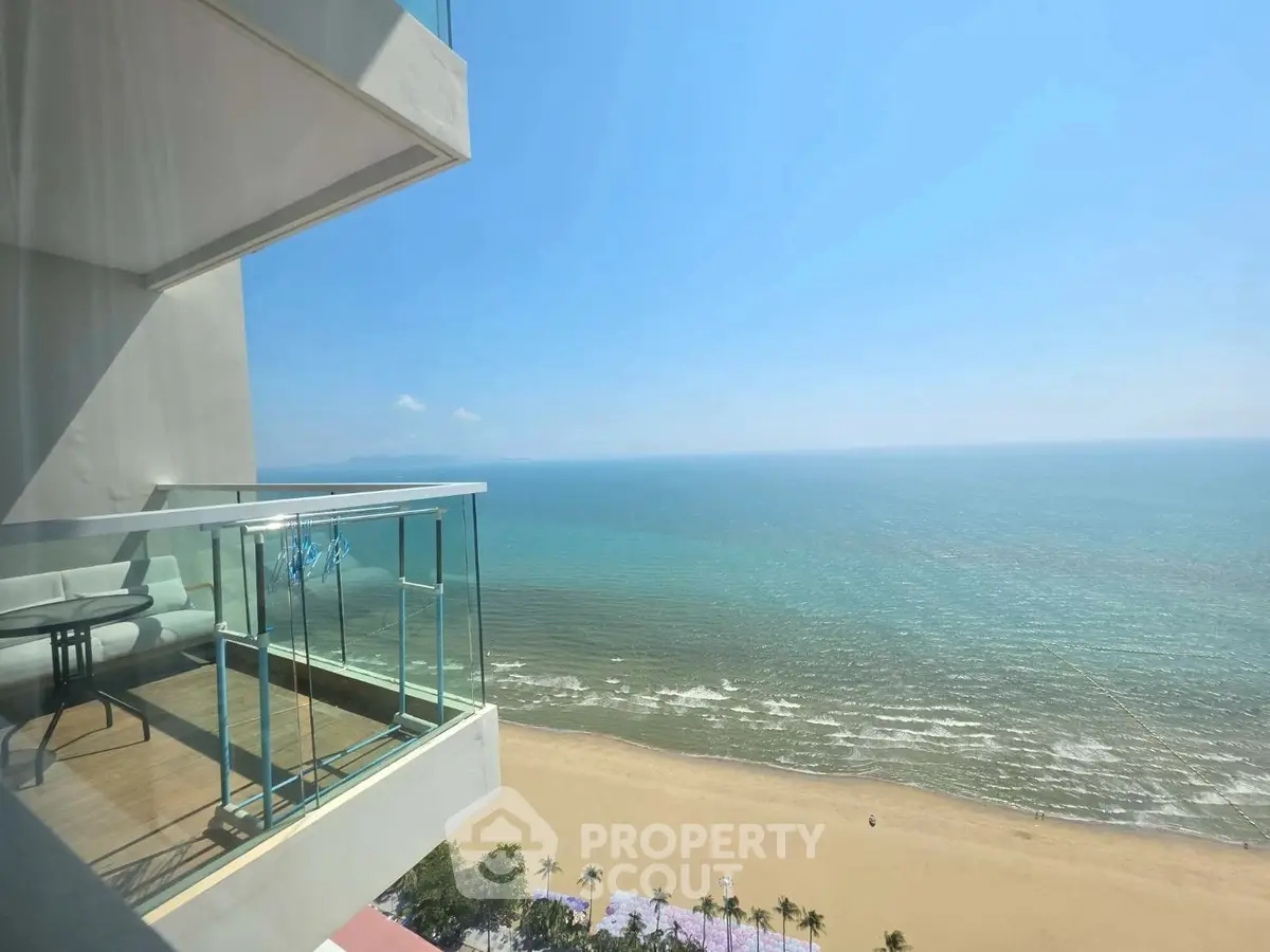 Stunning ocean view from a modern balcony, perfect for seaside living.
