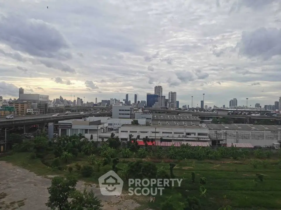 Stunning cityscape view with skyline and greenery, perfect for urban living enthusiasts.