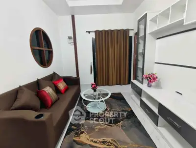 Stylish living room with modern decor and elegant furniture