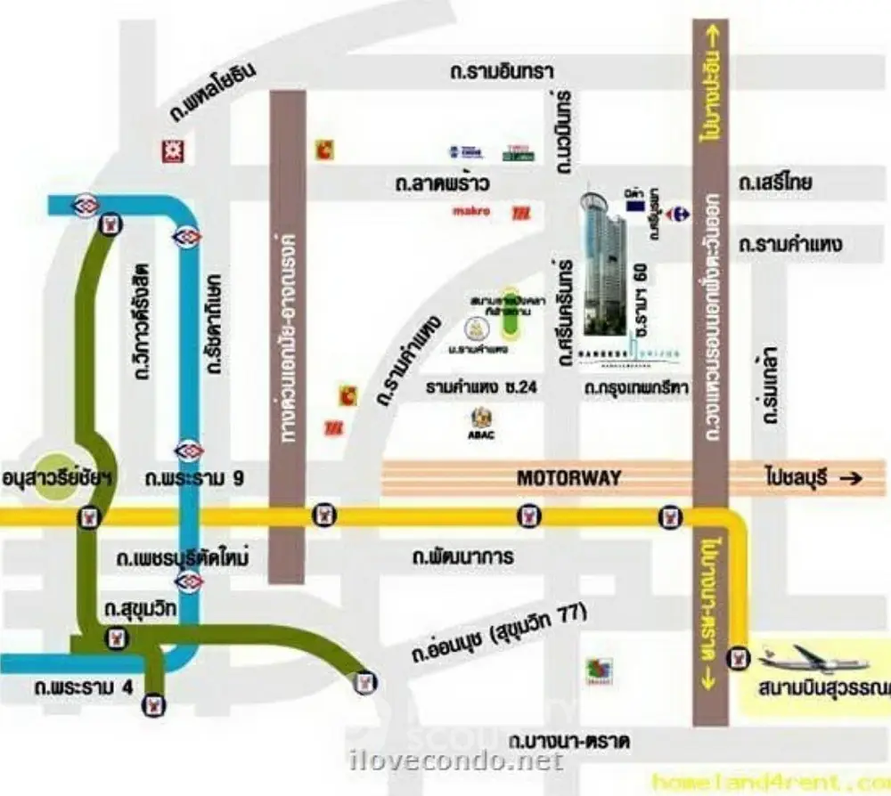  1 Bedroom Condo at Bangkok Horizon Ramkhamhaeng-1
