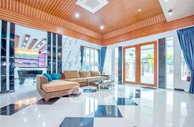 Luxurious modern living room with elegant design and spacious layout