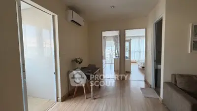 Modern apartment interior with open layout and natural light