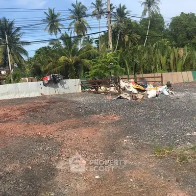 Vacant land plot with tropical surroundings ideal for development opportunities.