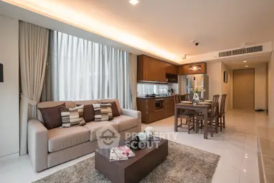  2 Bedrooms Condo at Siamese Thirty Nine Livingroom