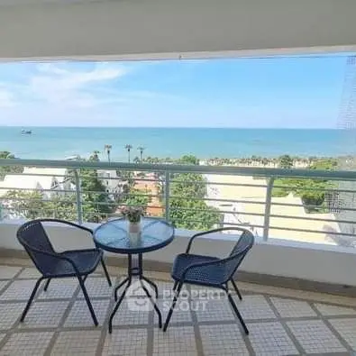 Stunning balcony with ocean view, perfect for relaxation and enjoying the sea breeze.