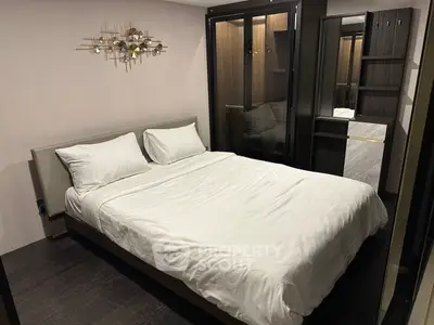 Modern bedroom with elegant decor and spacious wardrobe