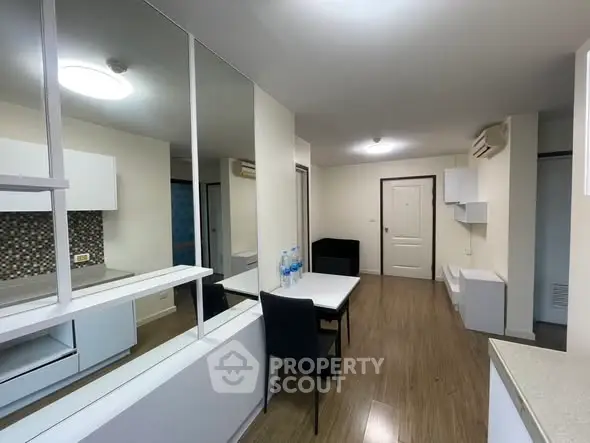 Modern apartment interior with open layout and stylish decor