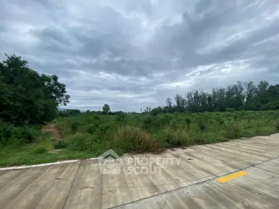 Expansive plot of land with lush greenery and clear skies, perfect for development opportunities.