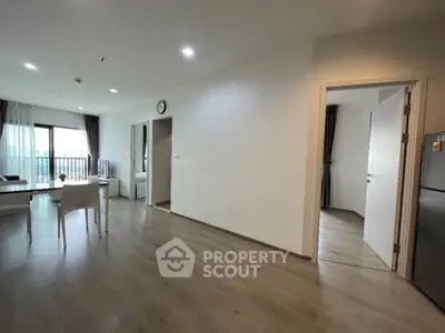 Spacious modern living room with open layout and natural light