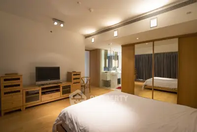 Spacious bedroom with modern design and ensuite bathroom