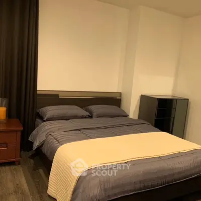 Cozy bedroom with modern decor and elegant furnishings, perfect for relaxation and comfort.