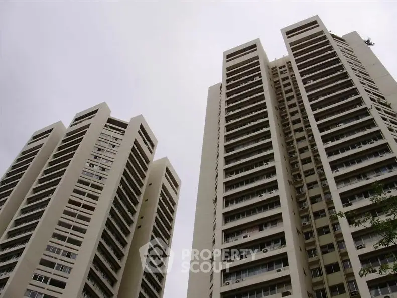 Stunning high-rise residential buildings with modern architecture and expansive city views.