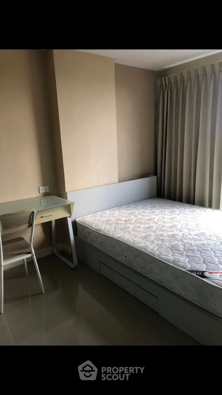 Cozy bedroom with minimalist design and natural light