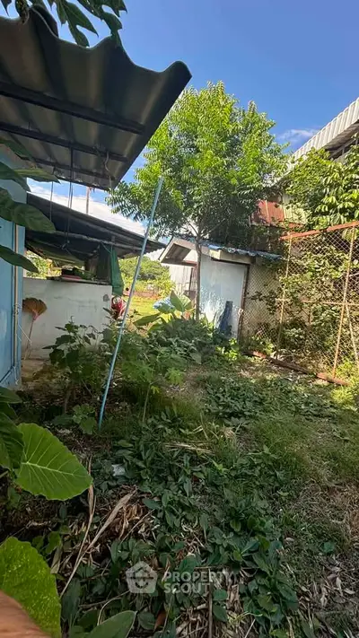 Charming rustic property with lush greenery and outdoor space, perfect for nature lovers seeking tranquility.