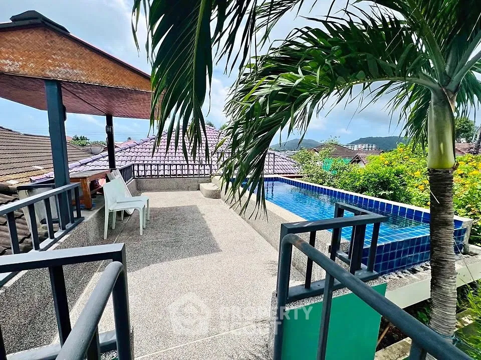 Stunning rooftop terrace with private pool and scenic views