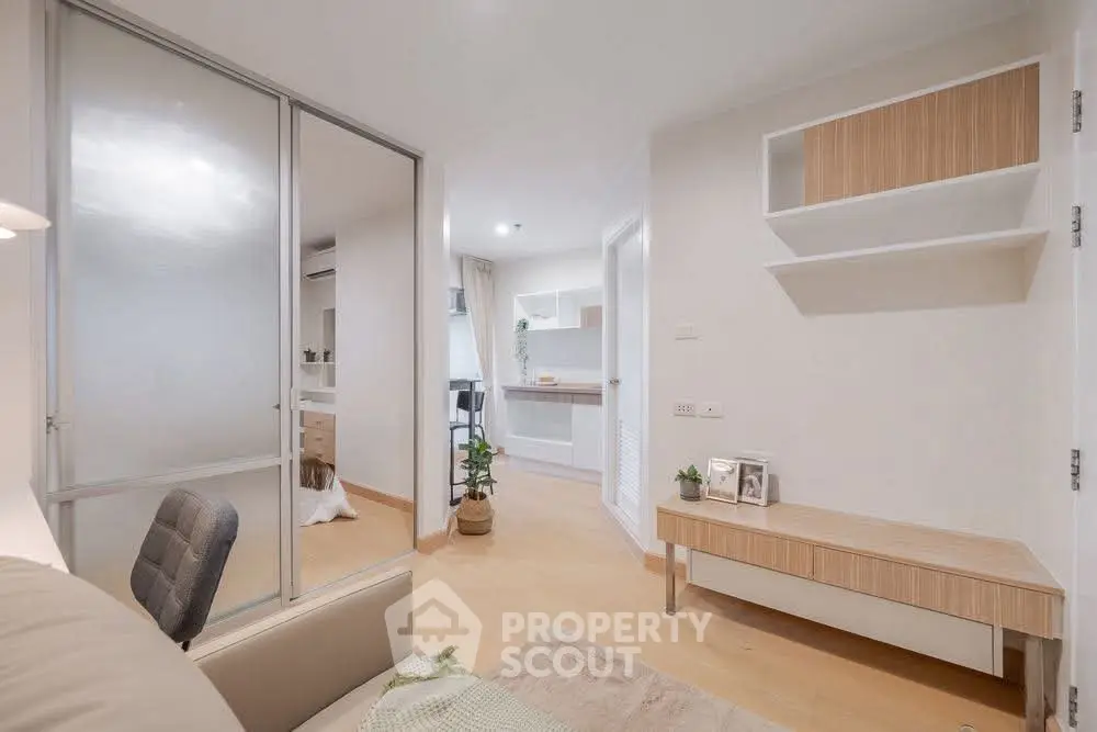 Modern apartment interior with open layout and stylish decor