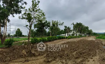 Expansive land plot with lush greenery and potential for development.