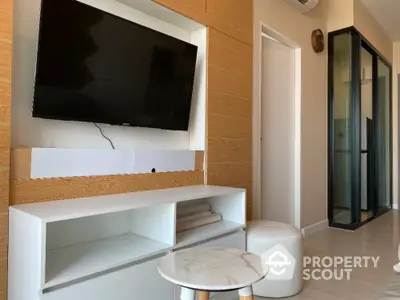  1 Bedroom Condo at The Niche Pride ทองหล่อ เพชรบุรี Livingroom