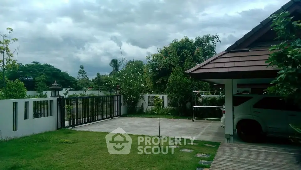 Charming suburban home with lush garden and spacious driveway, perfect for family living.