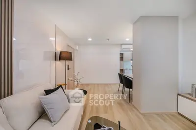 Modern living room with elegant decor and open layout