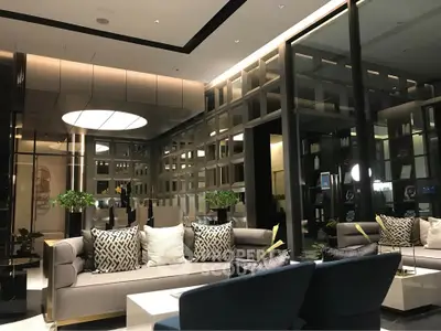 Luxurious modern living room with elegant decor and stylish furniture