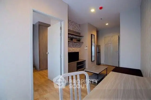 Modern apartment interior with open layout and stylish decor