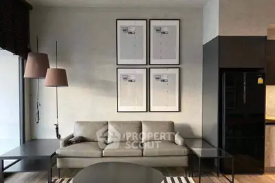Modern living room with stylish decor and comfortable seating