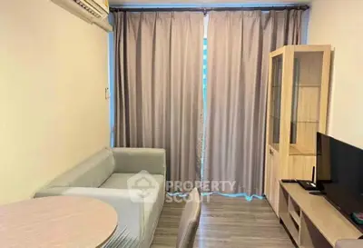 Cozy living room with modern furniture and natural light