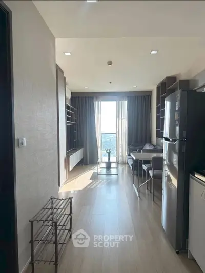 Modern apartment interior with open layout and natural light