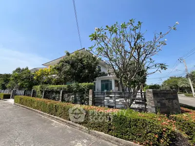 Charming suburban home with lush garden and modern exterior design