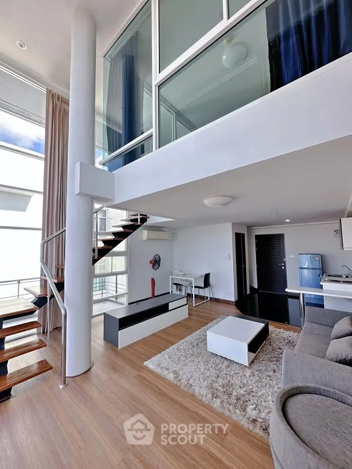 Stunning modern loft with open layout and stylish interior design
