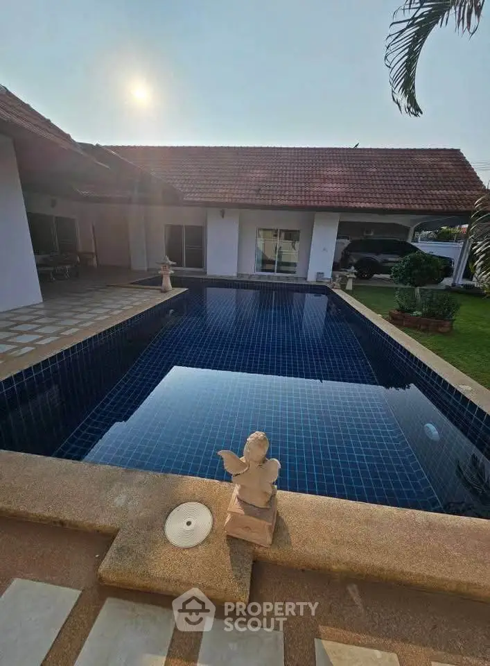 Charming villa with private pool and lush garden, perfect for serene living.