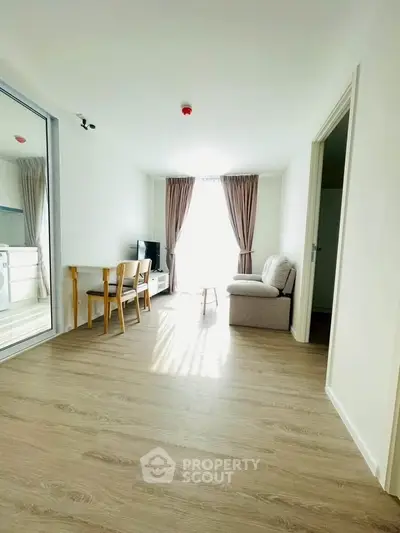 Bright and airy living room with modern furnishings and natural light