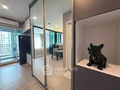 Modern apartment interior with stylish decor and spacious layout