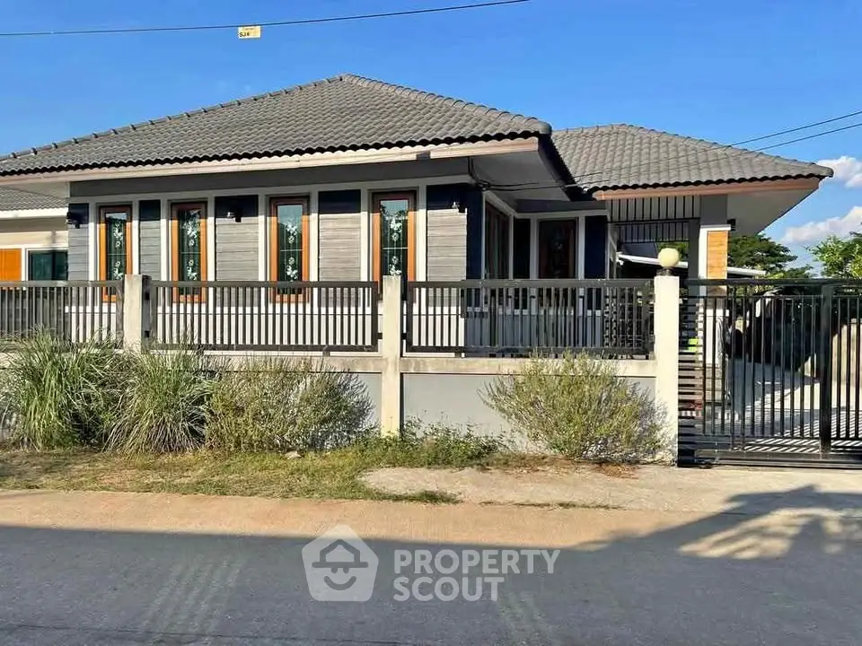 Charming single-story home with modern design and spacious fenced yard