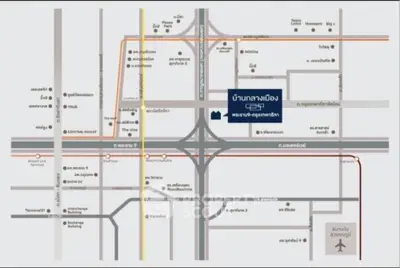Detailed real estate location map with nearby amenities and transport routes.
