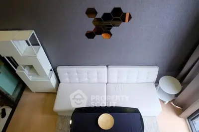 Modern living room with stylish decor and comfortable seating