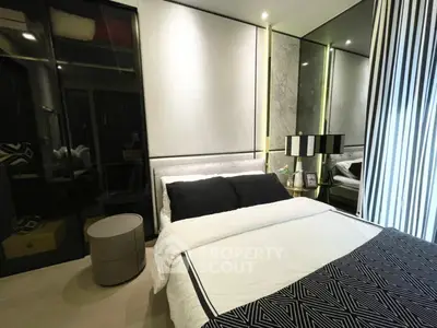 Modern bedroom with sleek design and stylish decor