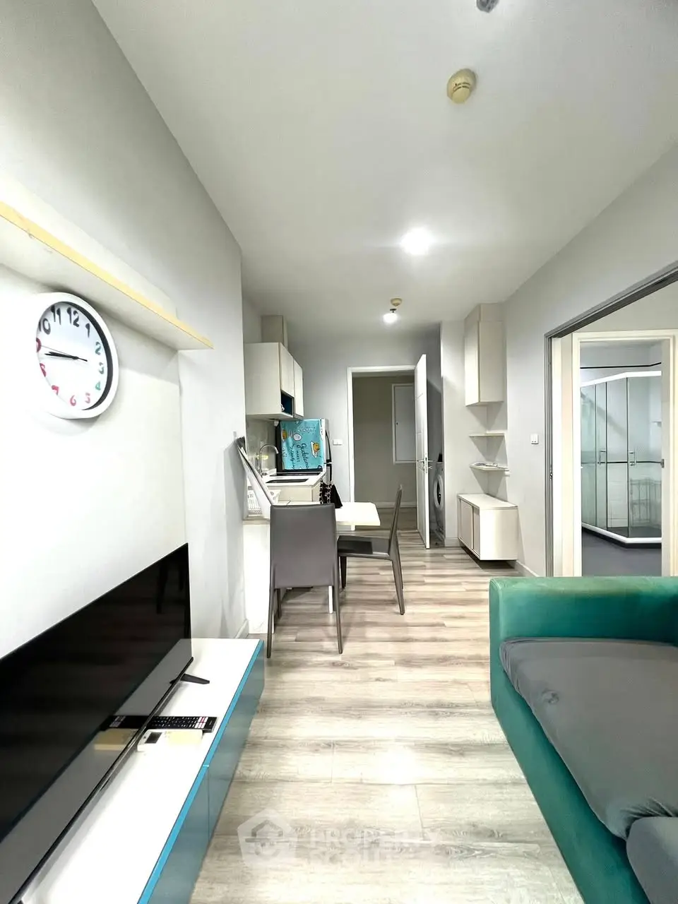 Modern apartment interior with open layout and stylish decor