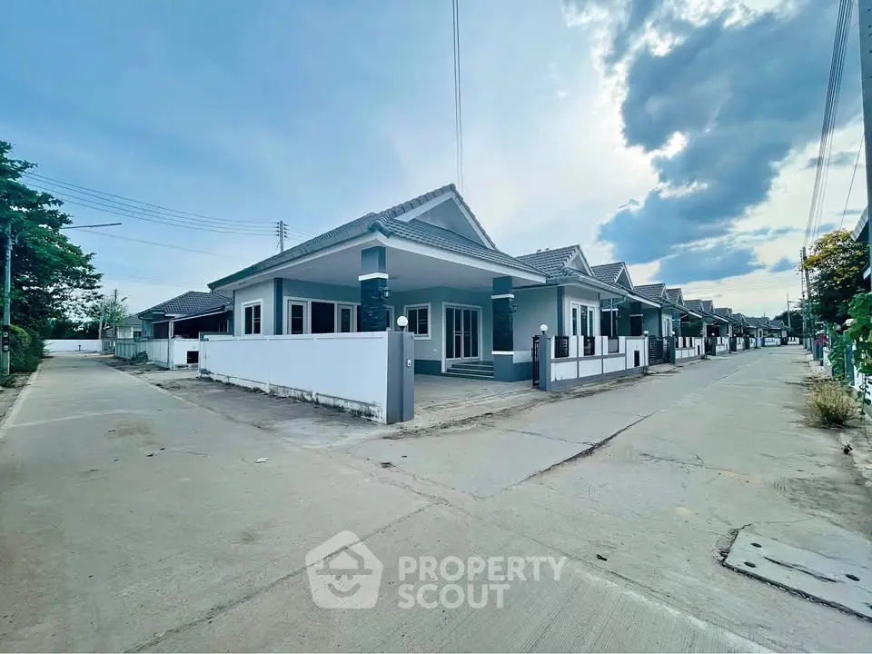 Charming suburban homes with modern design on a quiet street, perfect for family living.