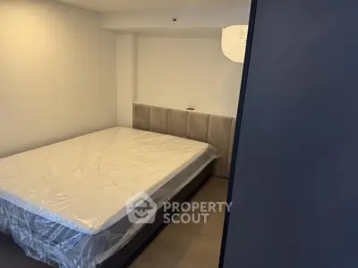 Modern bedroom with new mattress and minimalist design