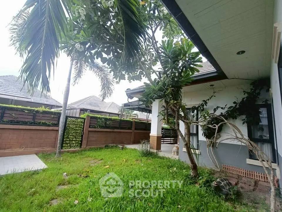 Charming suburban home with lush garden and modern exterior design.