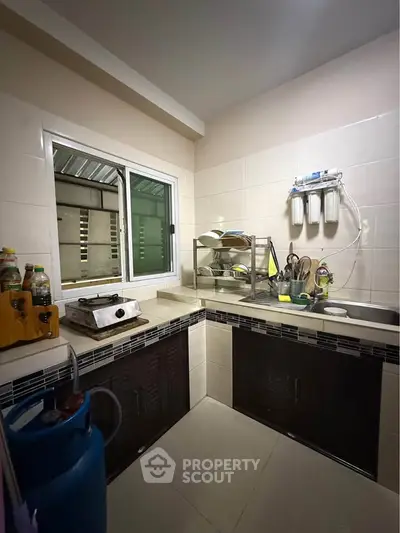 Cozy kitchen with modern appliances and ample storage space