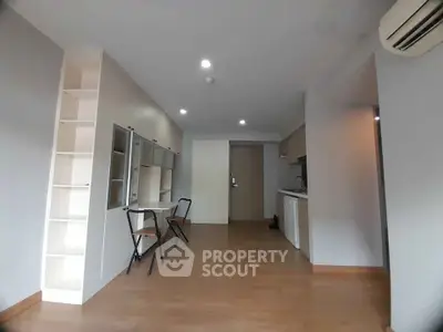 Modern apartment interior with open layout and minimalist design
